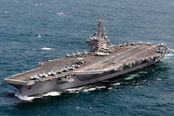 USS NIMITZ CVN-68, el mayor portaaviones americano