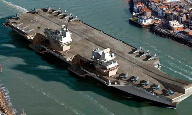 Portaaviones británico HMS Queen Elizabeth