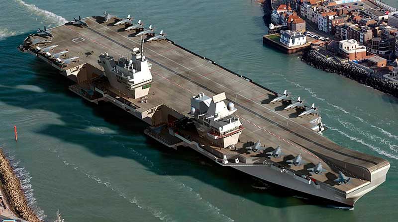 Portaaviones británico HMS Queen Elizabeth