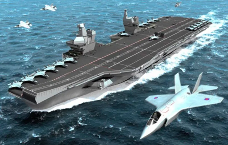 Portaaviones británico HMS Queen Elizabeth