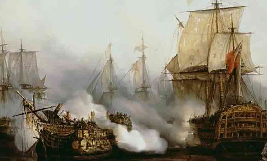 Coloso de la Batalla de Trafalgar: El Santísima Trinidad